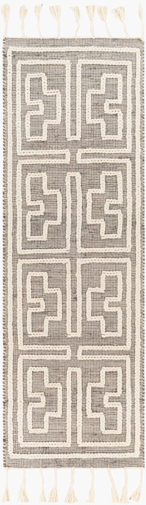 Norwood Handmade Rug, by Surya, 8' length x 2'6" width