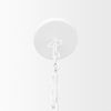 Juniper 24' Round White Dome Pendant Light, by Mercana, 24" length x 24" width x 15" height thumbnail 5