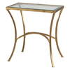 Alayna Gold End Table, Side & End Table by Uttermost, 22" width x 24" height x 14" depth thumbnail 4