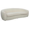 Capra Art Deco White Sofa, Sofas & Sectional by Uttermost, 90" width x 27" height x 38" depth thumbnail 6