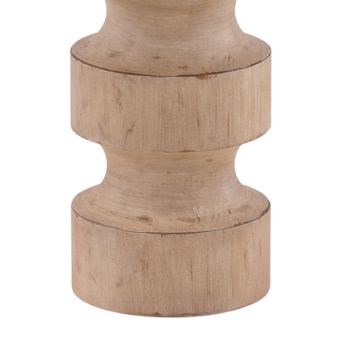 Taryn End Table Light Warm Wash, Side & End Table by Dovetail, 22" width x 25.5" height x 22" diameter x 22" depth View 3