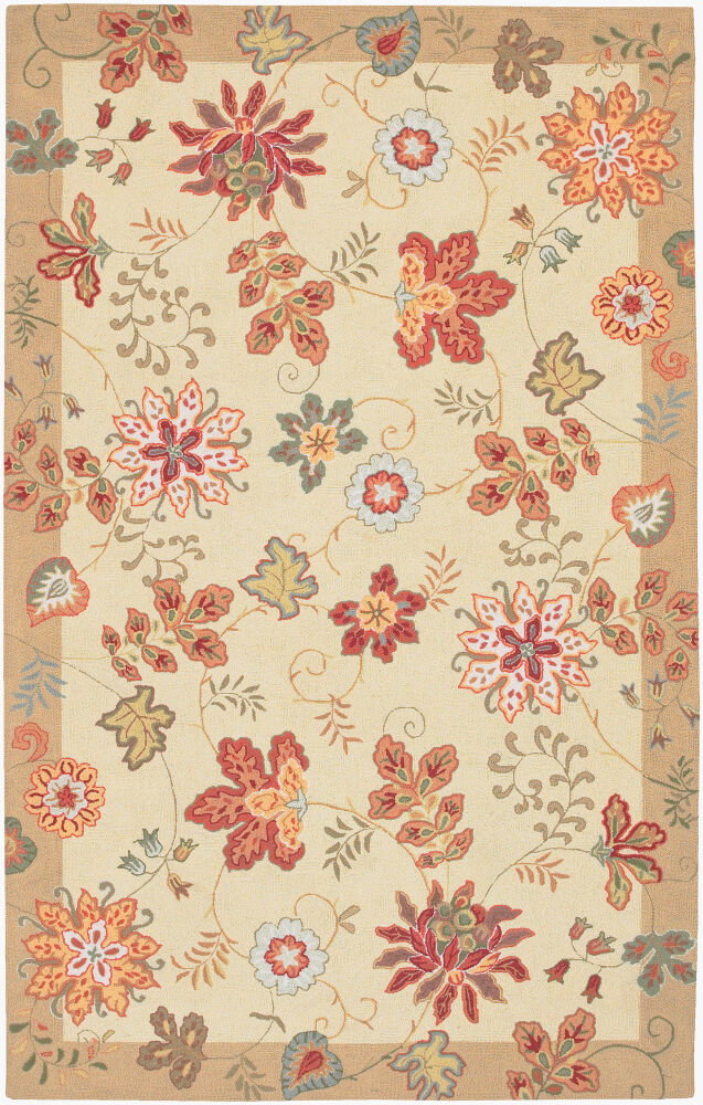 Flor Handmade Rug, by Surya, 2'9" length x 2' width
