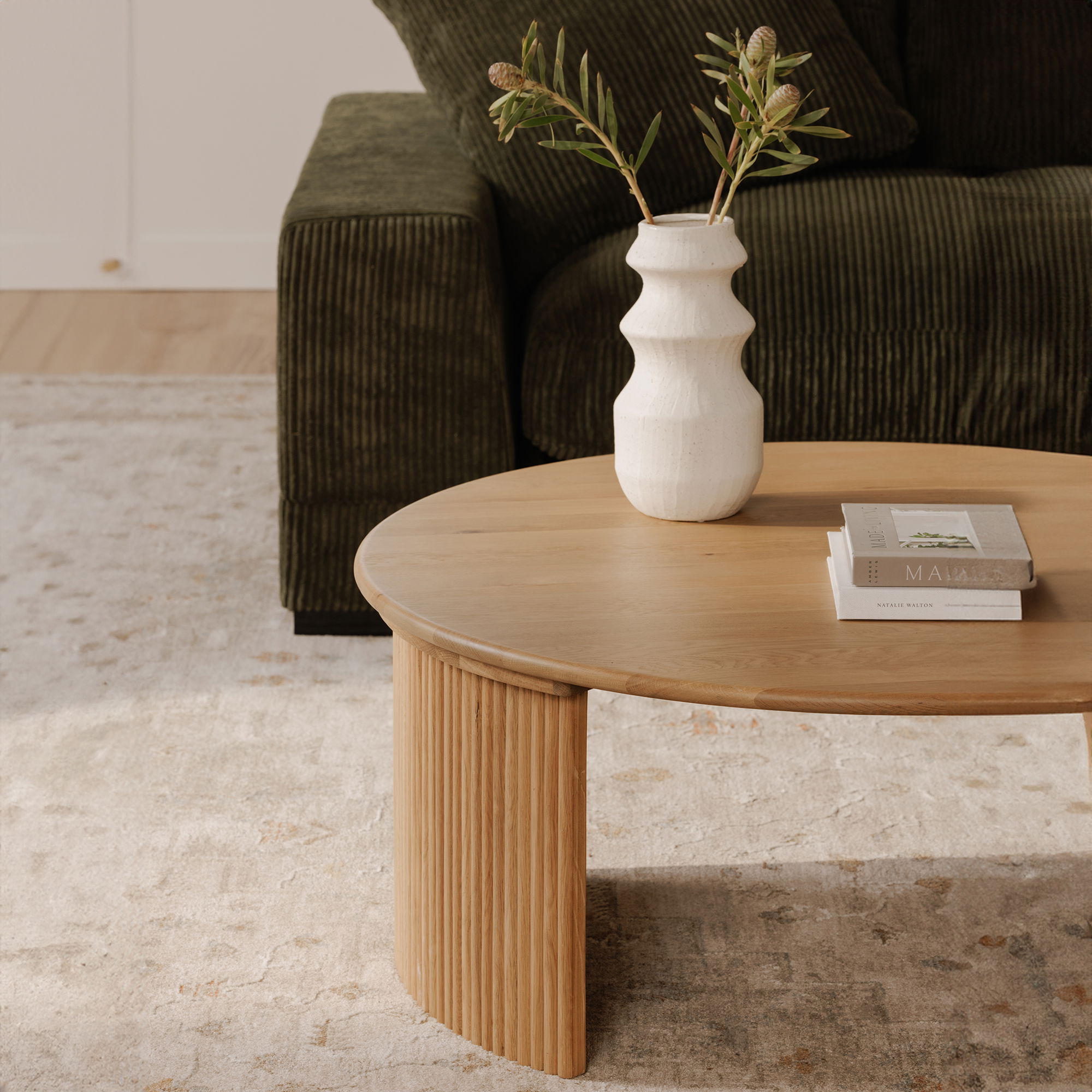 Penny Large Coffee Table Natural large image 