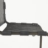 Berbick Low Back 26in Seat Counter Stool | Black Leather with Gray Metal, Counter & Bar Stool by Mercana, 20.5" length x 24.8" width x 43" height thumbnail 8