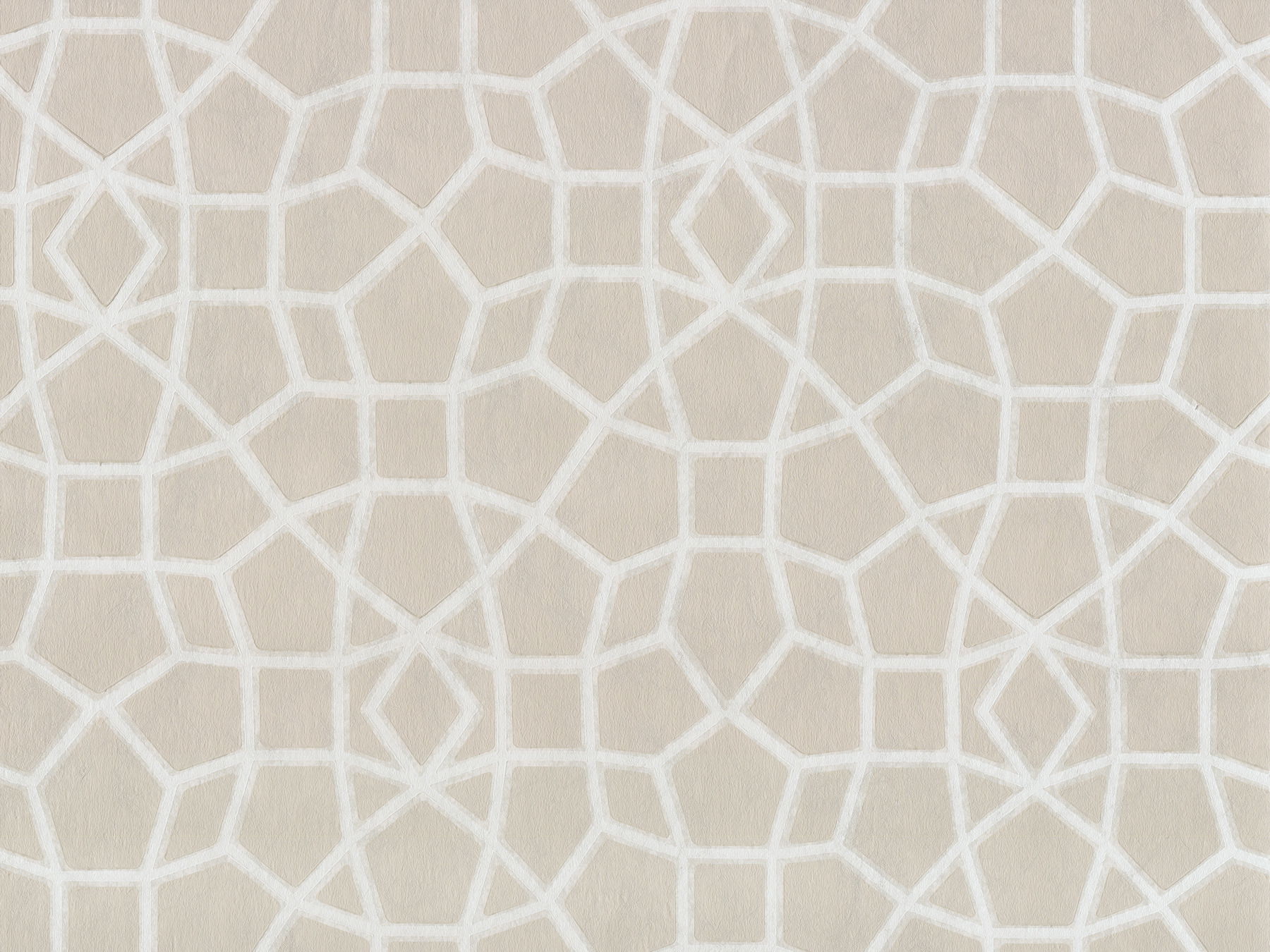 Sculptural Web Beige Wallpaper large image 