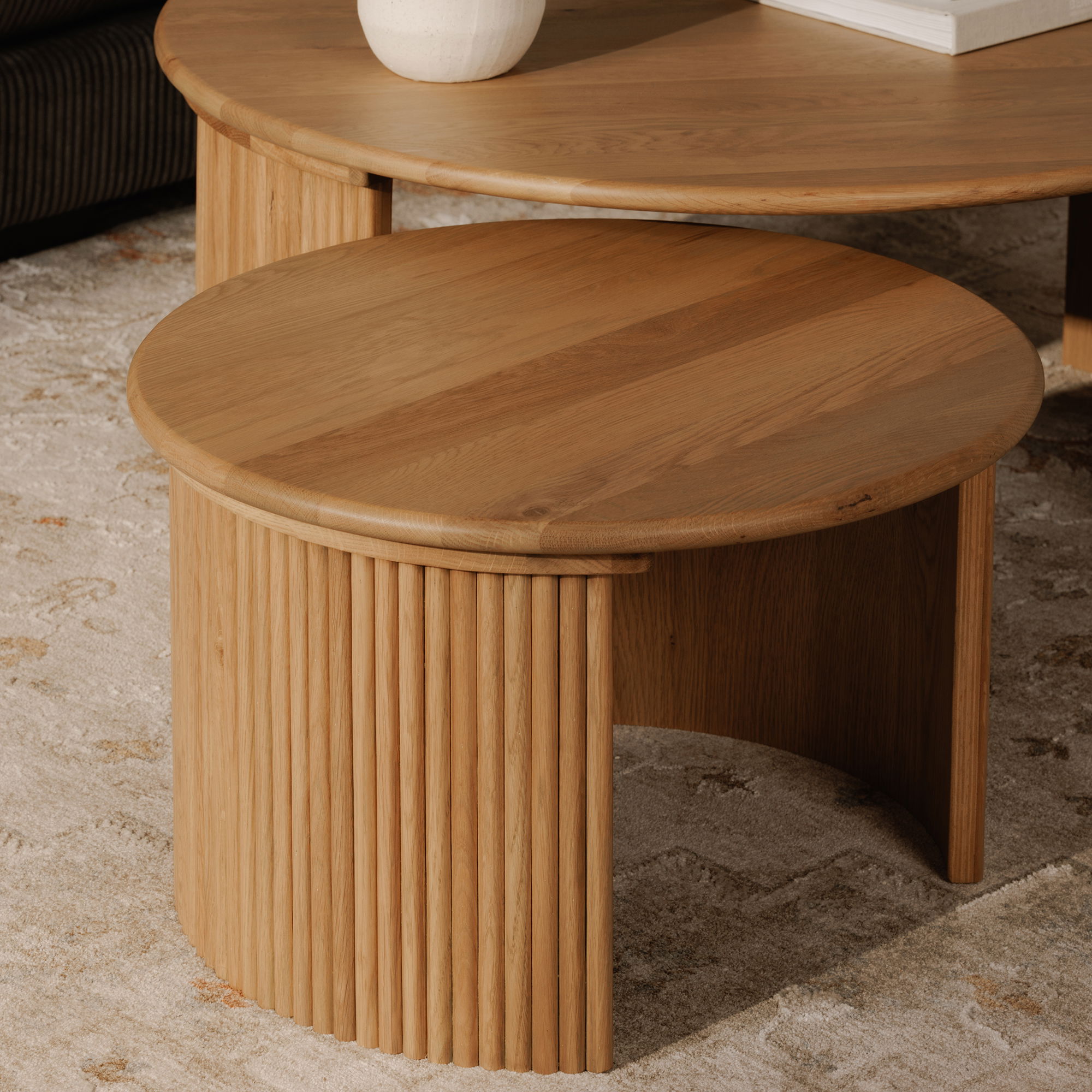 Penny Small Coffee Table Natural large image 