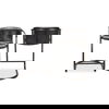 Freeman Counter Stool Onyx Black Leather - Set Of Two thumbnail 1