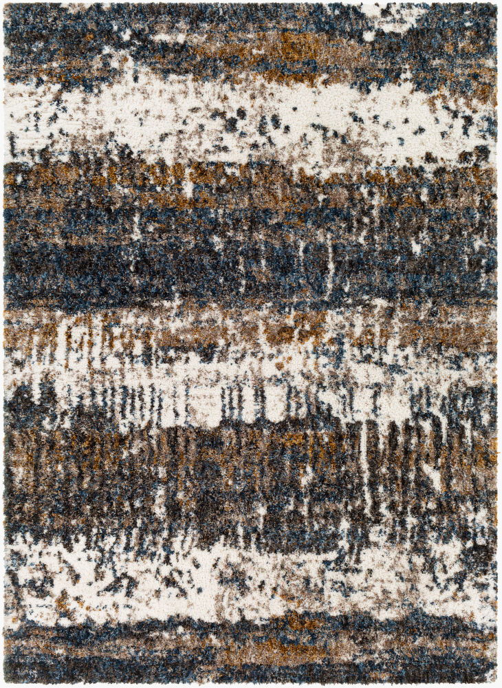 Celestial Shag Machine Woven Rug, by Surya, 6'11.86" length x 5'2.99" width