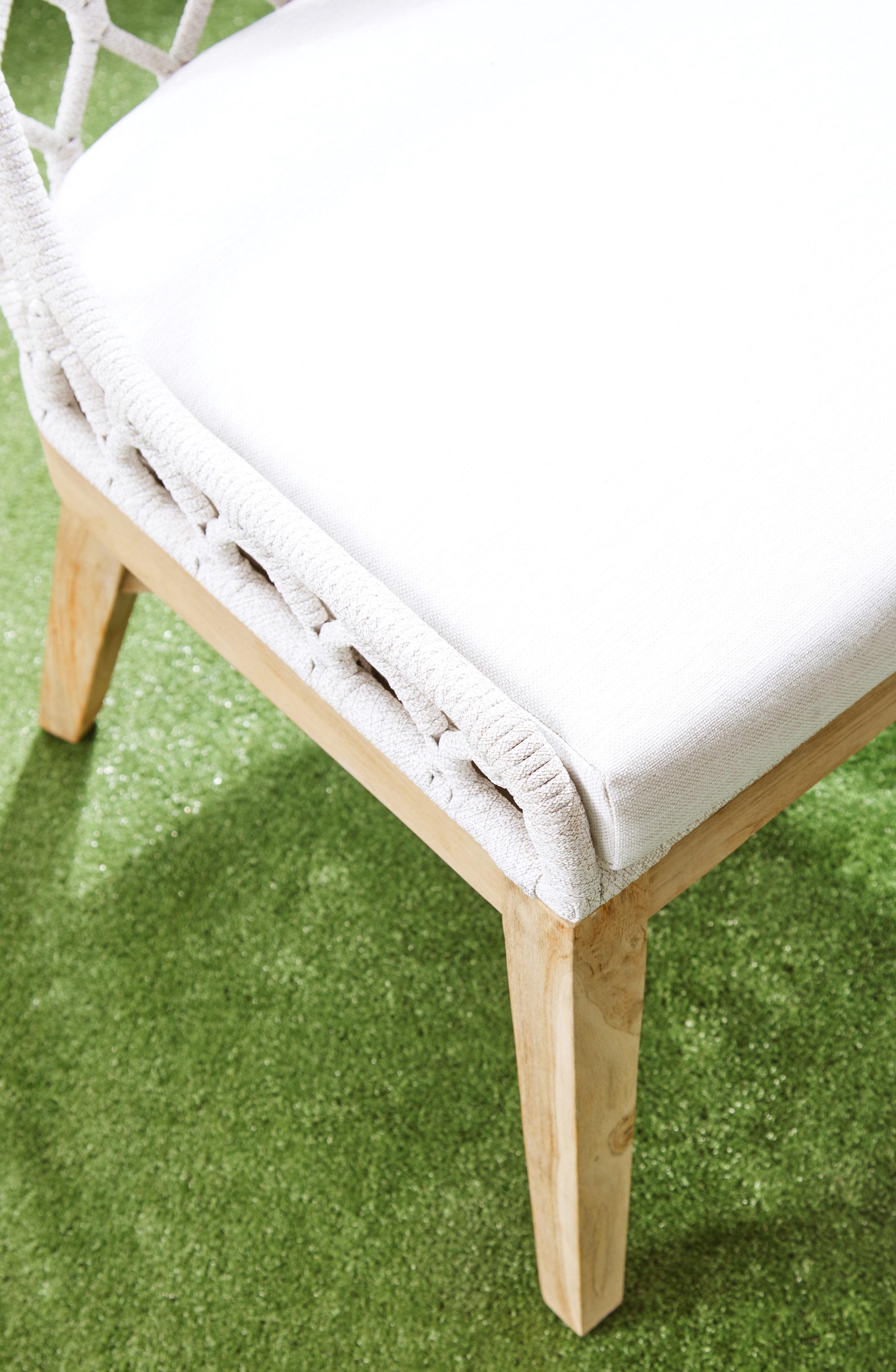 Lattis Outdoor Dining Chair, by Essentials for Living, 22" width x 35.75" height x 23.5" depth View 17