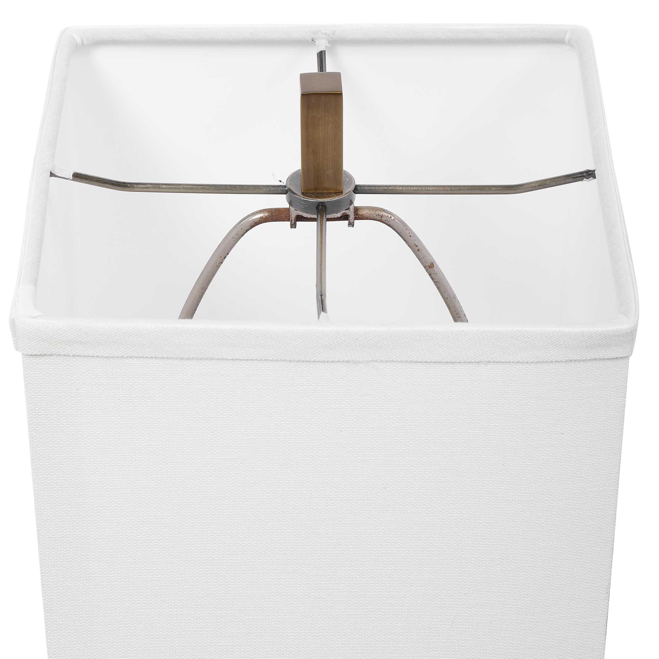 Copeland Mercury Glass Buffet Lamp, by Uttermost, 8" width x 36" height x 8" depth View 8