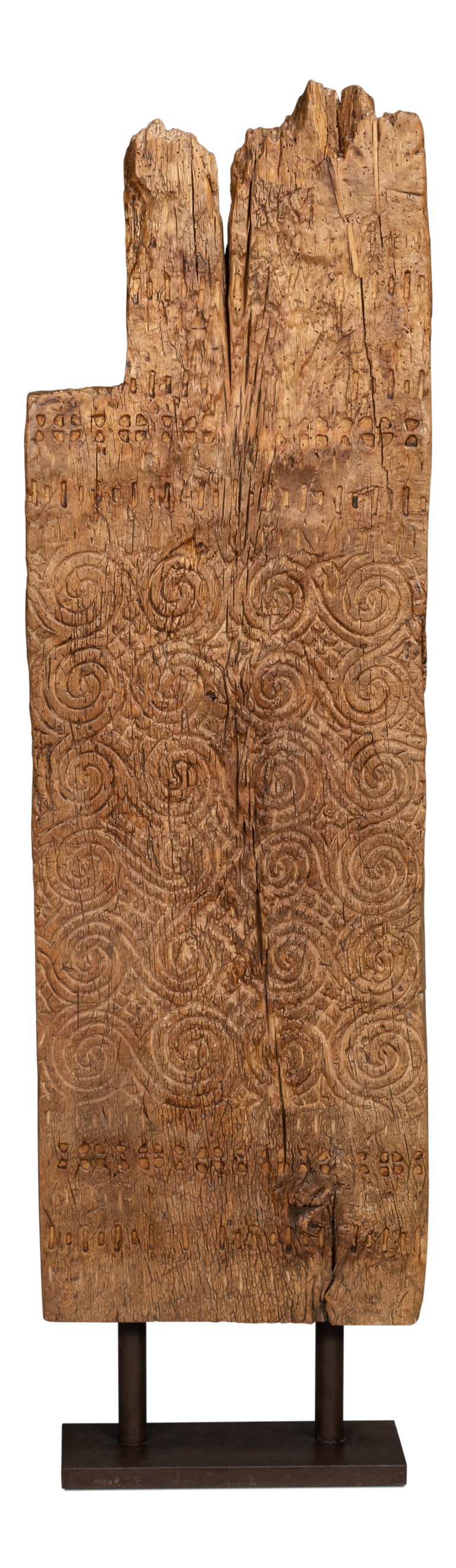 O'kelly Wood Carved Panel, Furniture by Sarreid, 19" length x 7" width x 57" height View 2