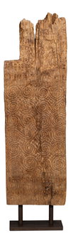 O'kelly Wood Carved Panel, Furniture by Sarreid, 19" length x 7" width x 57" height thumbnail 2