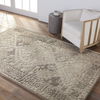 Handmade Tufted Wool Area Rug in Gray/Cream thumbnail 3