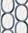 Interlock Navy Peel & Stick Wallpaper thumbnail 0