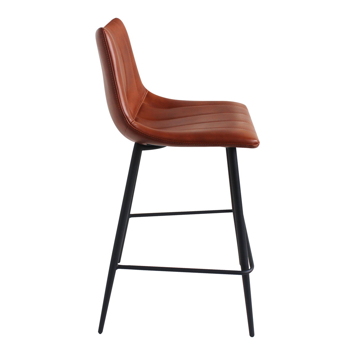 Alibi Counter Stool Brown - Set Of Two, Counter & Bar Stool by Moe's Home, 17.7" width x 37" height x 20" depth View 7