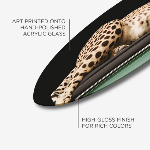 Sleepy Cadi Cheetah Surfboard (No Embellishment)