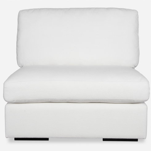 REFUGE SOFA, ARMLESS, ARCTIC WHITE