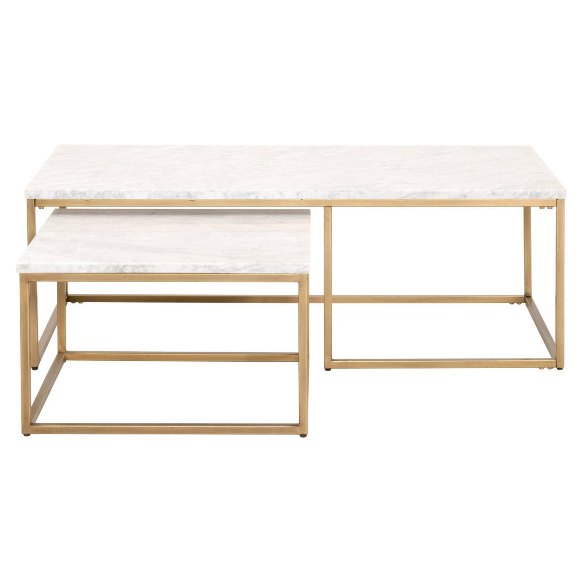 Carrera Nesting Coffee Table, by Essentials for Living, 52" width x 18" height x 28" depth View 2