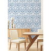Calluna White & Blue Metallic Wallpaper thumbnail 1