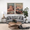Arreto Hexagonal Hinged Solid Wood Top and Base Coffee Table thumbnail 1