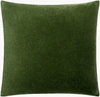 Cotton Velvet Accent Pillow Down, Decorative Pillow by Surya, 18" length x 18" width thumbnail