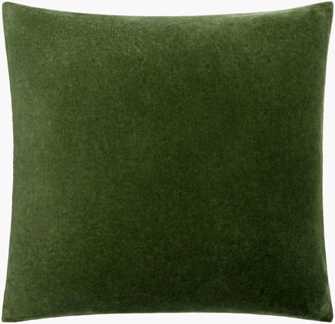 Cotton Velvet Lumbar Pillow
