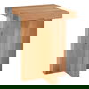Folke Side Table Natural, Side & End Table by Moe's Home, 13" width x 19" height x 13" depth thumbnail 1