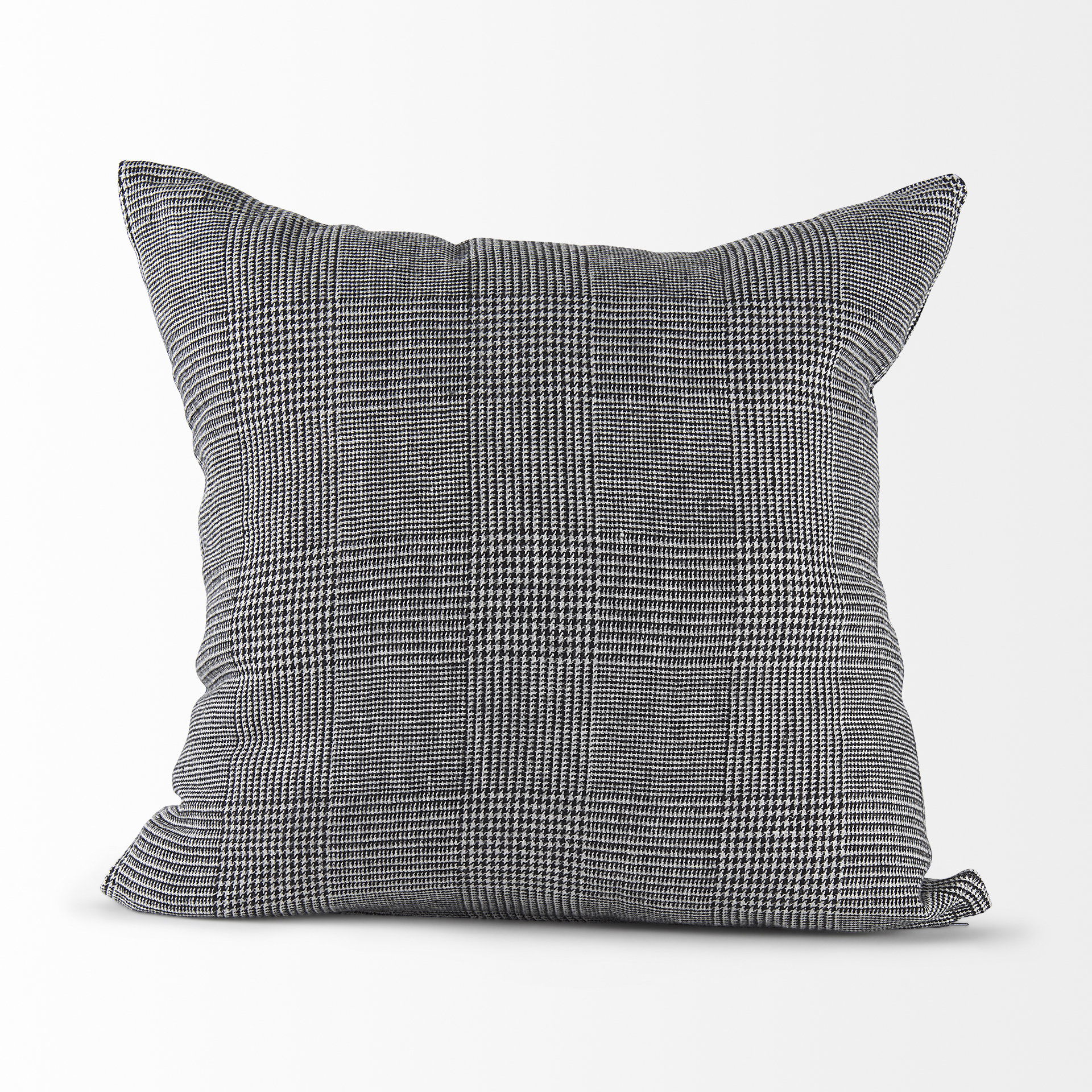 Ramone 20 x 20 Black and White Fabric Decorative Pillow Cover large image 