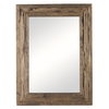 Rennick Rustic Wood Mirror, by Uttermost, 3' width x 4' height x 1.5" depth thumbnail 1