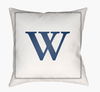 Initials Accent Pillow, Decorative Pillow by Surya, 18" length x 18" width thumbnail