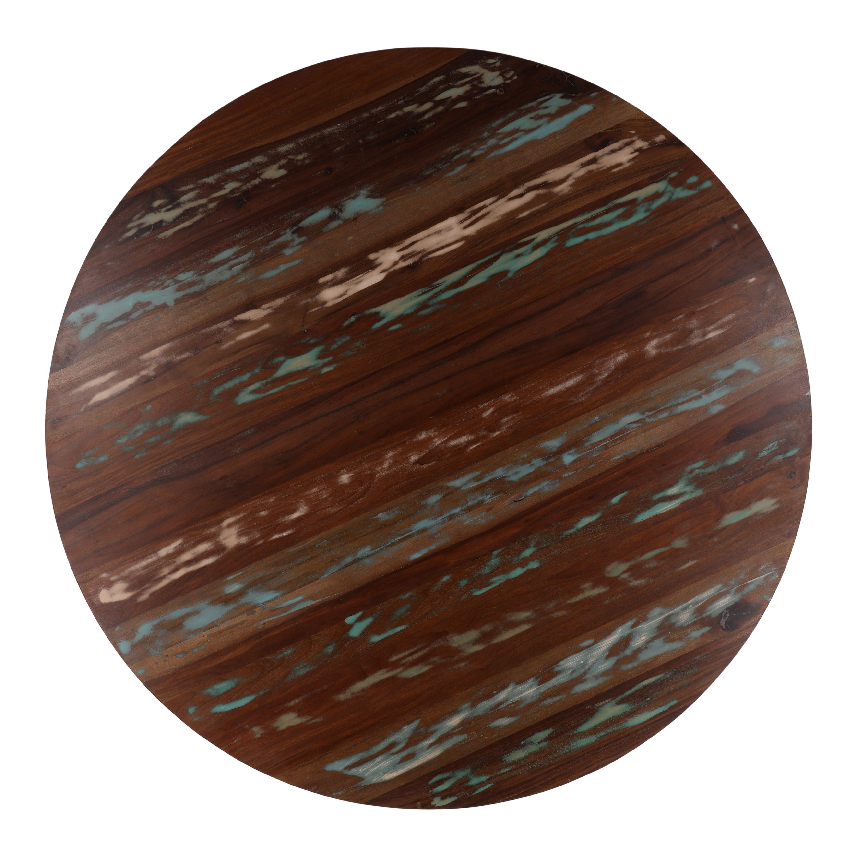 Bay Dining Table Brown, by Dovetail, 60" width x 30" height x 60" diameter x 60" depth View 3