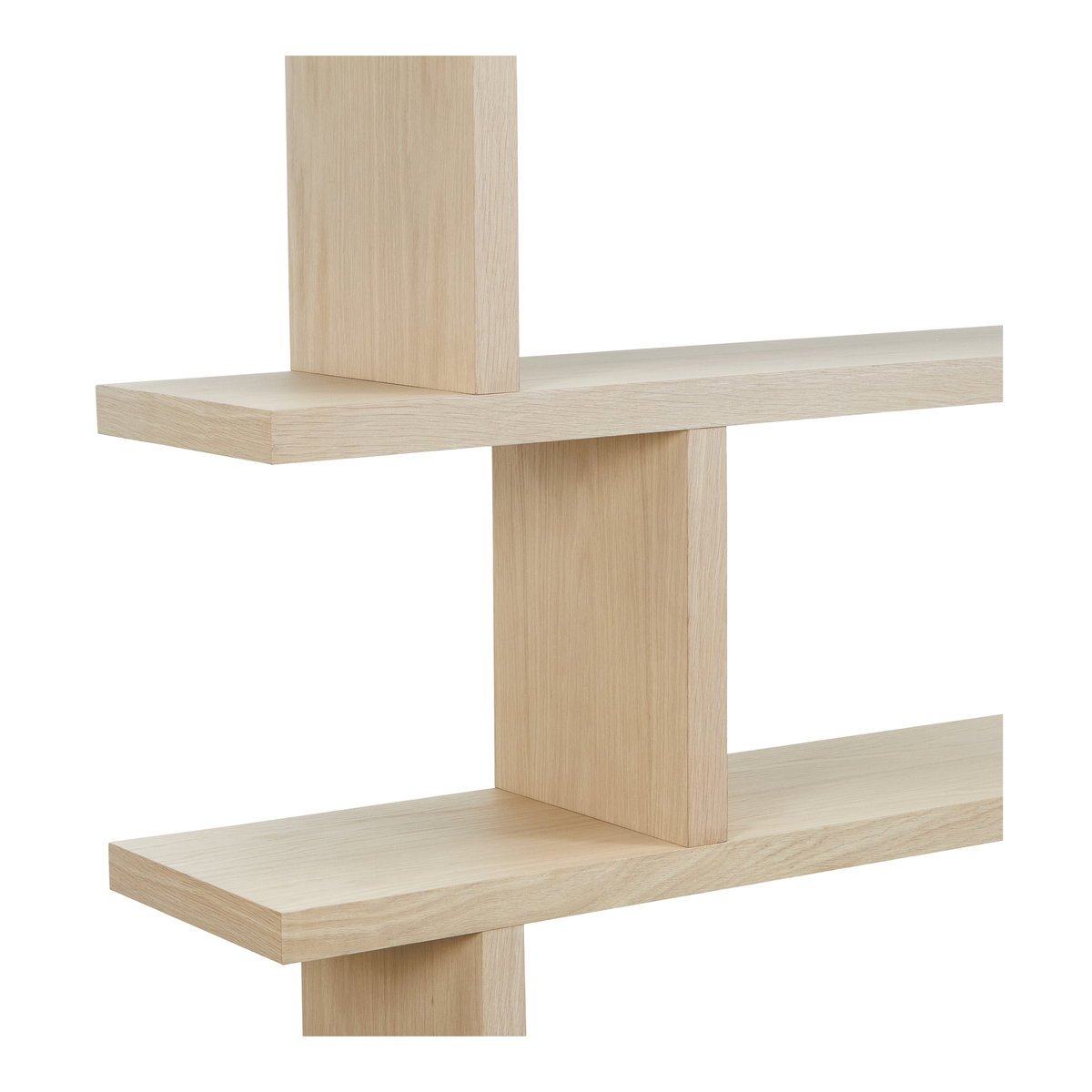 Miri Large Shelf Oak, Shelving & Bookcase by Moe's Home, 63" width x 63" height x 11" depth View 5