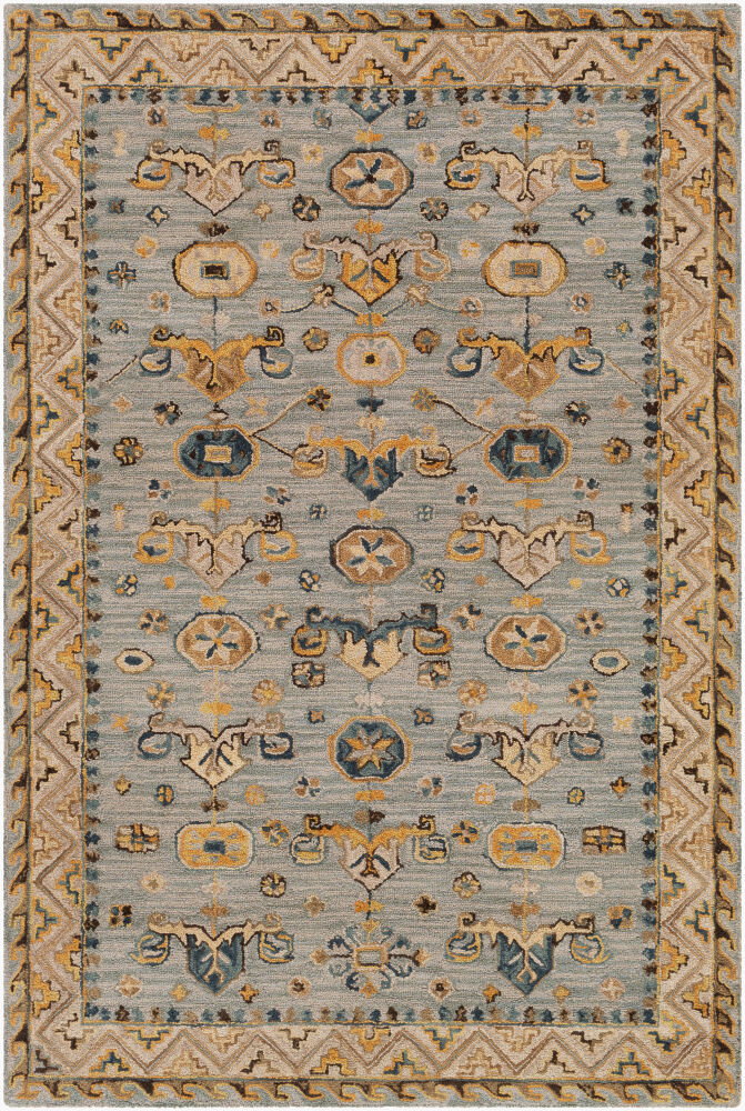 Artemis Handmade Rug, by Surya, 1'6" length x 1'6" width