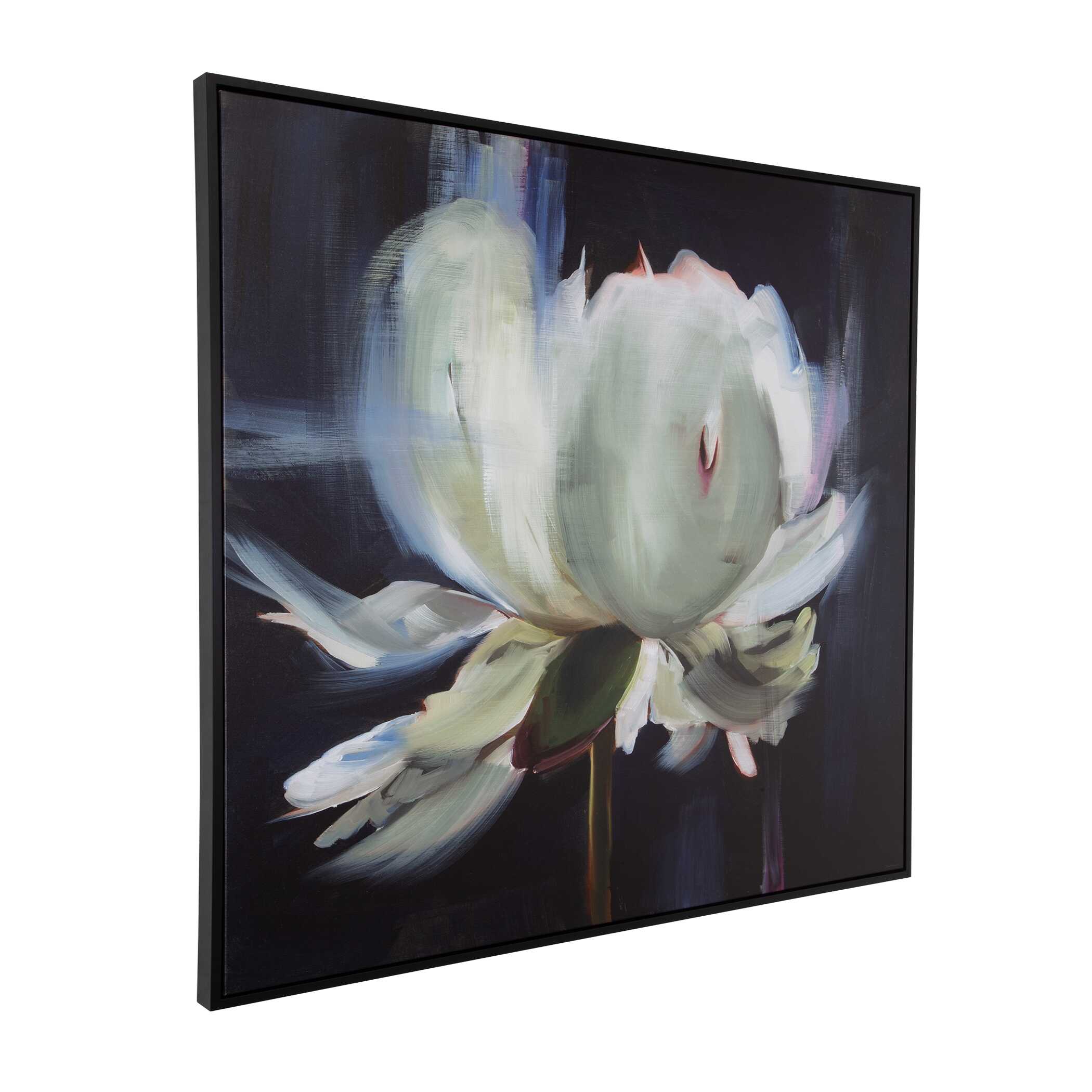 Peony Framed Floral Art large image 