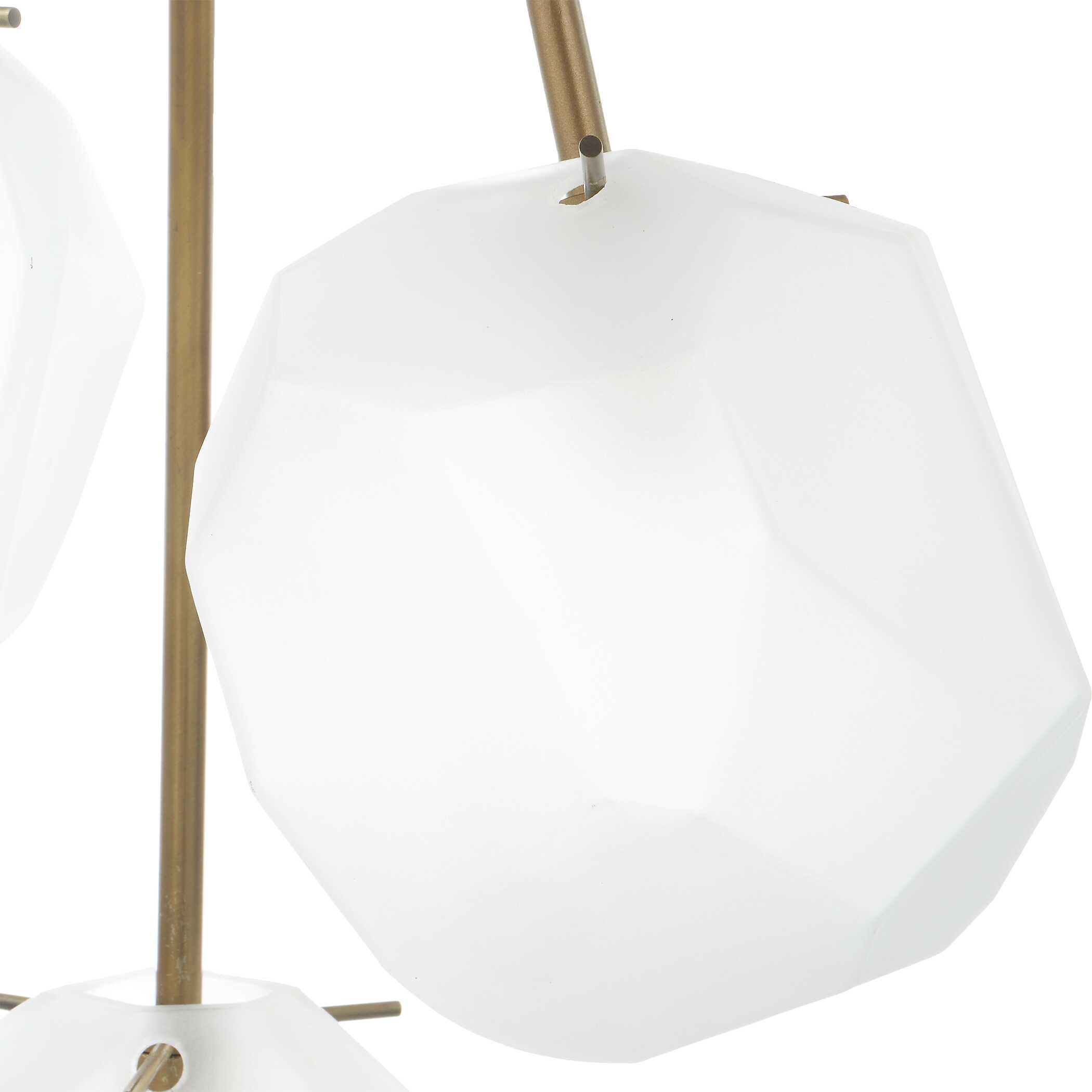 Geodesic 3 Light Pendant, Ceiling Light by Uttermost, 13.5" width x 36" height x 12.37" depth View 6