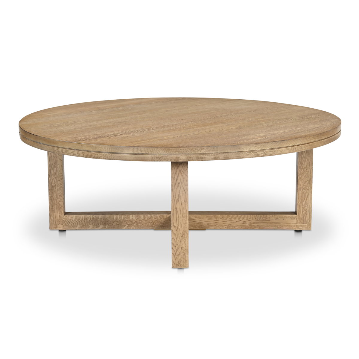 Joel Coffee Table Natural, by Moe's Home, 42" width x 15" height x 42" depth View 1