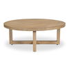 Joel Coffee Table Natural, by Moe's Home, 42" width x 15" height x 42" depth thumbnail 1