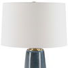 Submerged Deep Blue Table Lamp, by Uttermost, 16" width x 26.25" height x 16" depth thumbnail 6