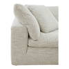 Clay Lounge Modular Sectional Coastside Sand, Sectional Sofa by Moe's Home, 133.5" width x 32" height x 89" depth thumbnail 6
