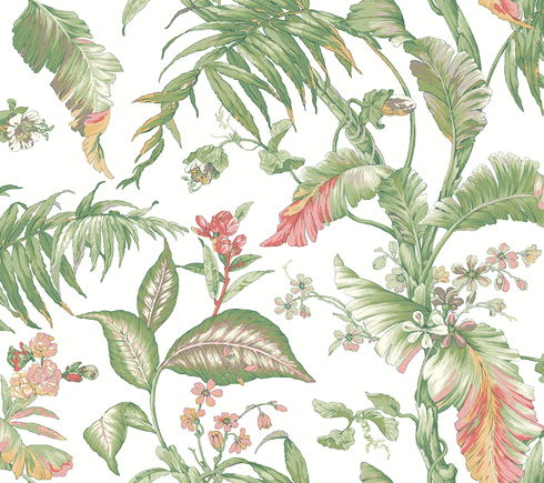 Fiji Garden Pink Peel & Stick Wallpaper