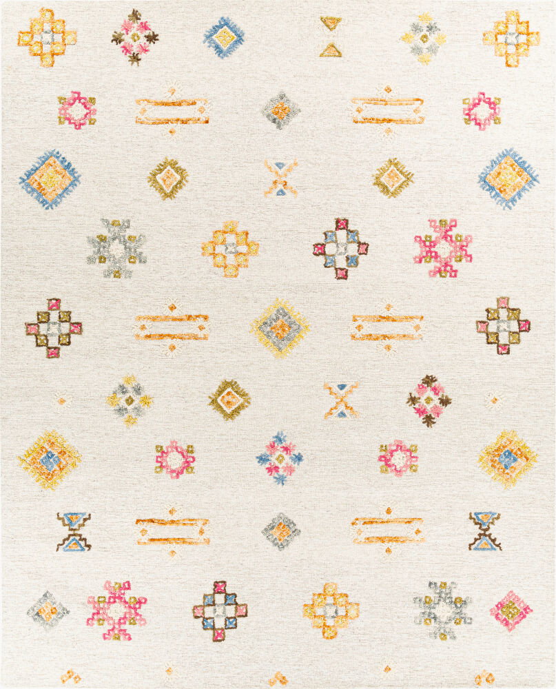 Sabra Handmade Rug, by Surya, 1'6" length x 1'6" width