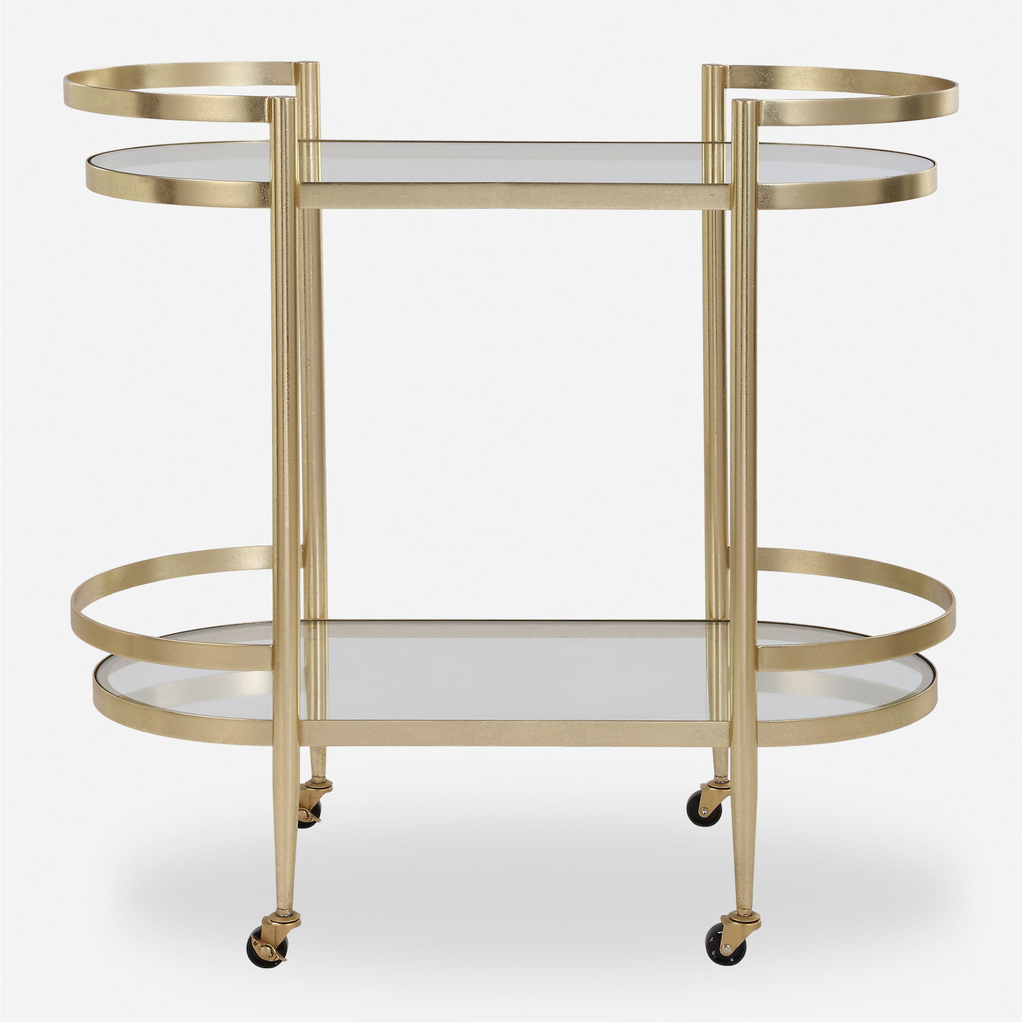 Isabelle Gold Bar Cart large image 