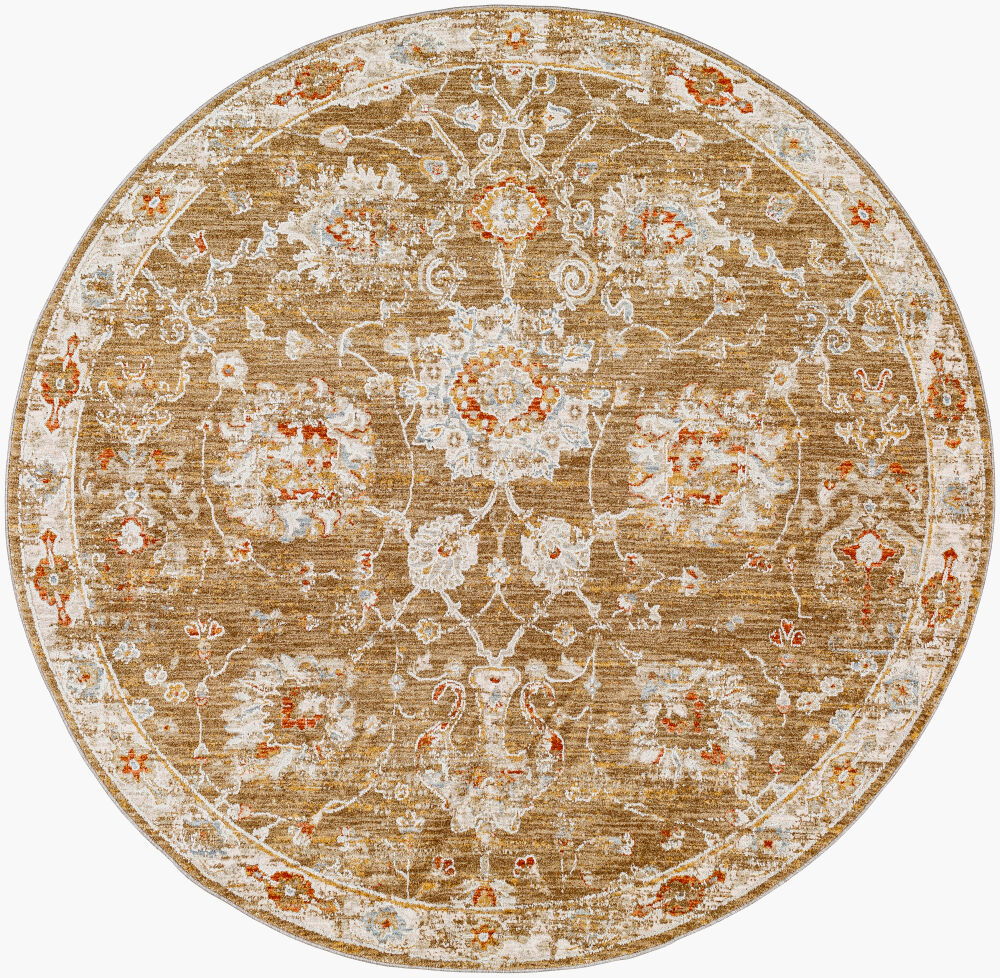 Avant Garde Machine Woven Rug, by Surya, 5'2.99" length x 5'2.99" width