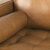 Svend 111.4L x 68.0W x 33.9H Tan Leather Right Chaise Sectional Sofa thumbnail 9