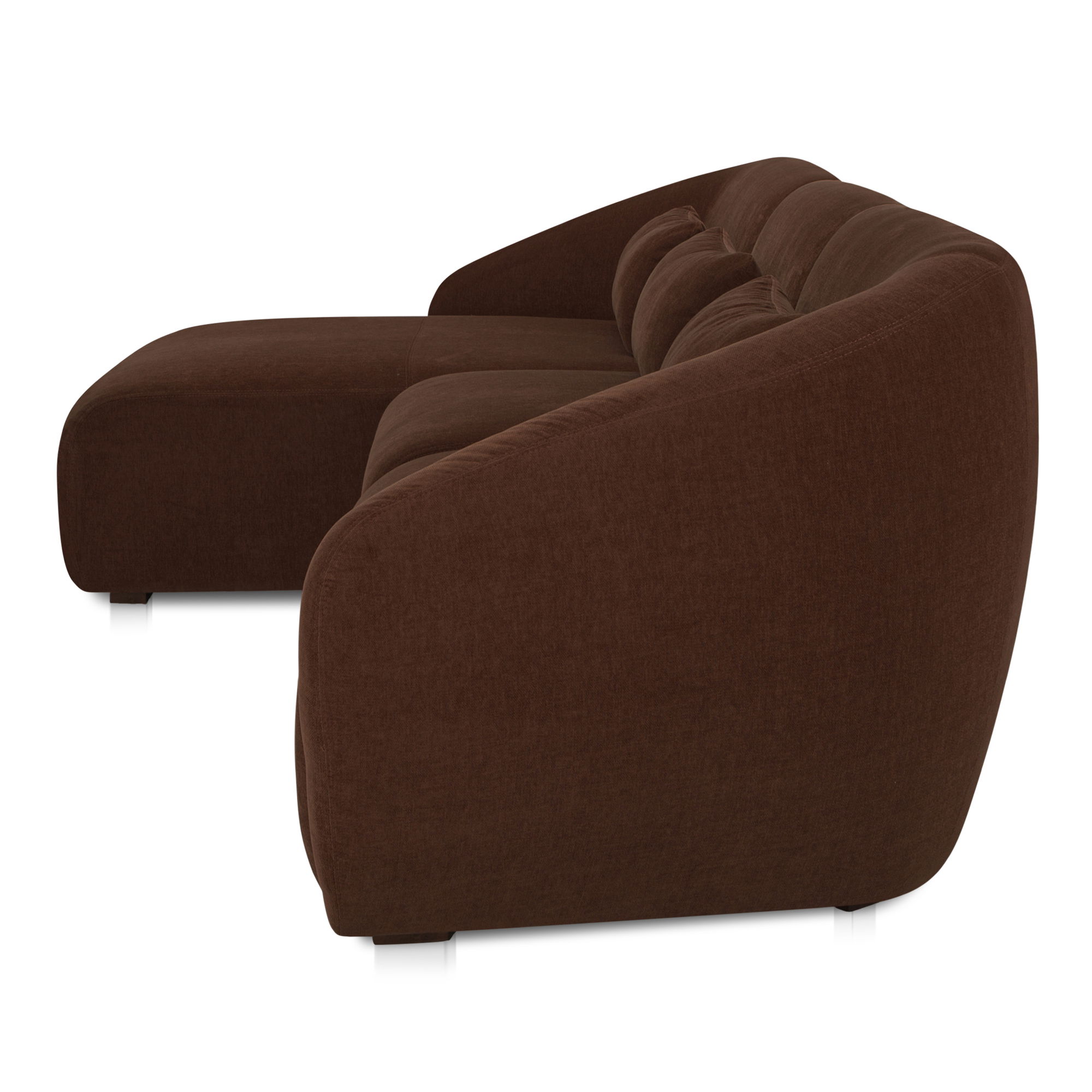 Amelia Lounge Modular Left Sectional Chestnut large image 
