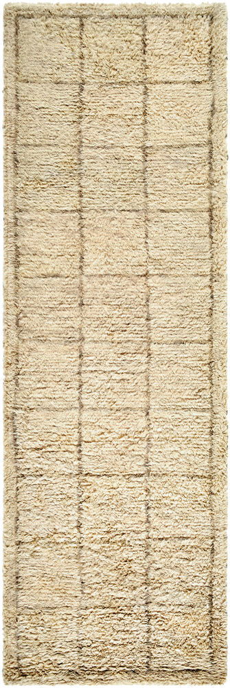 Beni Moroccan Handmade Rug, by Surya, 8' length x 2'6" width