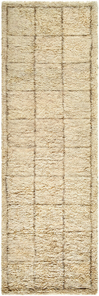 Beni Moroccan Handmade Rug, by Surya, 8' length x 2'6" width