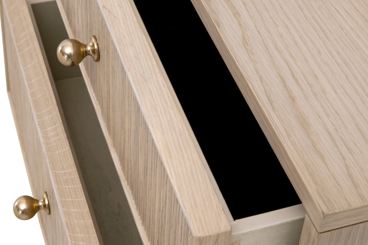 Highland 2-Drawer Nightstand, by Essentials for Living, 23" width x 24" height x 17" depth View 7