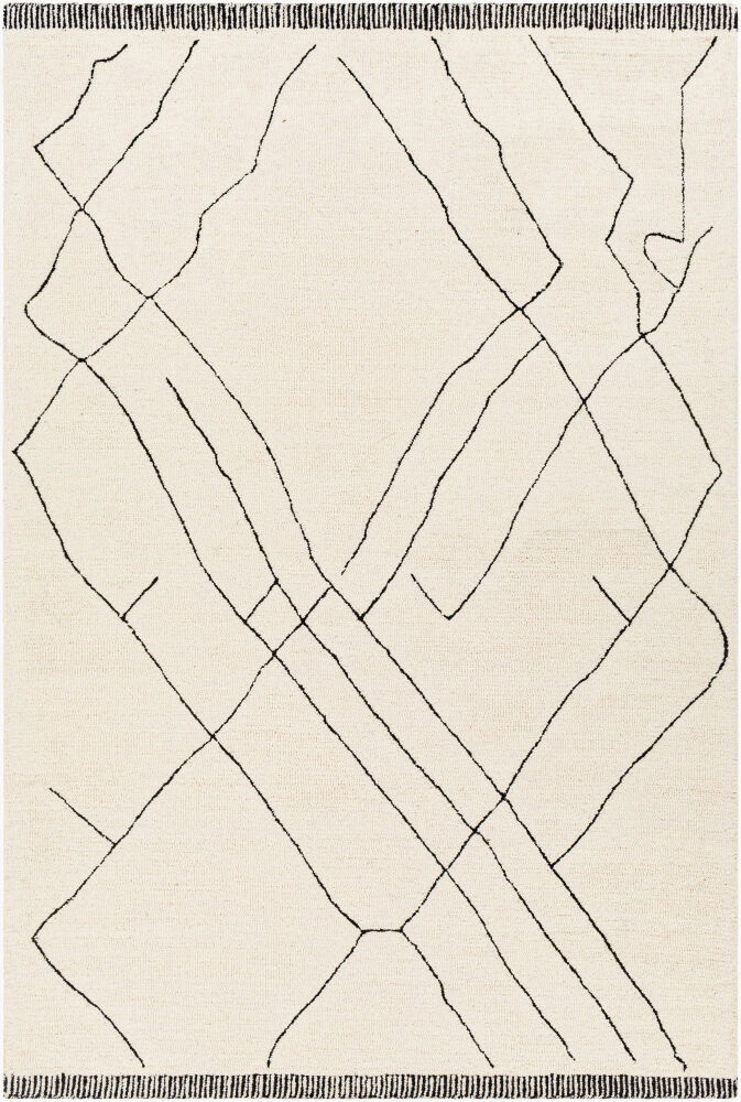 Arsenal Handmade Rug, by Surya, 7'6" length x 5' width