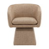 Jonie Swivel Chair Camel, Dining Chair by Dovetail, 25.25" width x 29.25" height x 23" depth thumbnail 2